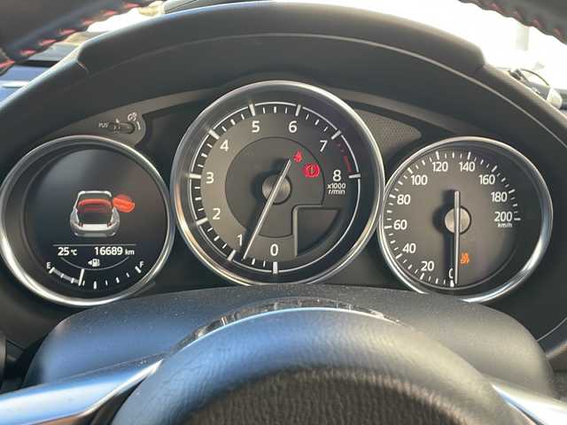 マツダ ロードスター RS 東京都 2018(平30)年 1.7万km スノーフレイクホワイトパールマイカ ワンオーナー/純正SDナビ/【Bluetooth/DVD/フルセグTV】/●車高調　Rマジック/●コンピューター　Rマジック/●マフラー　アミューズチタン/●強化タイロット　オートエクゼ/●タワーバー　オートエクゼ/●ホイールクーラー　セトラブ/●ホイール　C28/ETC/クルーズコントロール/ブラインドスポットモニター/車線逸脱警報装置/クリアランスソナー/D/N席シートヒーター/プッシュスタート/スマートキー×２/LEDオートライト/ハーフレザーシート