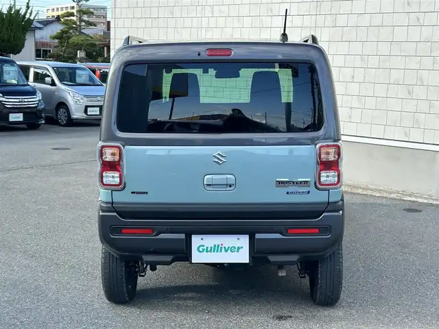 スズキ ハスラー Jスタイル Ⅱ ターボ 山形県 2022(令4)年 4.9万km オフブルーメタリック/ガンメタリック2トーンルーフ 禁煙車/ターボ/4WD/アダプティブクルーズコントロール/アイドリングストップ/デュアルカメラブレーキ/レーンキープアシスト/コーナーセンサー/車線逸脱警報/横滑り防止装置/盗難防止装置/LEDヘッドライト/オートライト/フロントフォグランプ/全周囲カメラ/ドライブレコーダー/シートヒーター（D/N）/純正フロアマット/純正ドアバイザー/保証書/取扱説明書