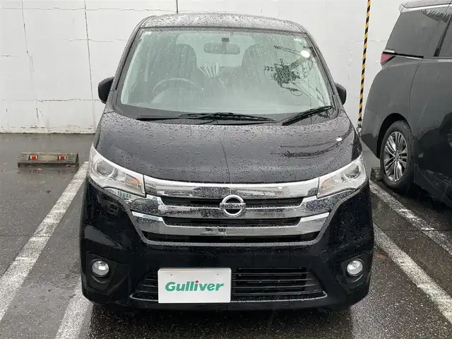 日産 デイズ ハイウェイスターJ 新潟県 2013(平25)年 3.2万km ブラック ワンオーナー/純正ホイール夏タイヤ装着/社外スタッドレスタイヤ装着/メモリナビ/フルセグテレビ/バックカメラ/ウィンカーミラー/ドアバイザー/プッシュスタート/ETC/電動格納ドアミラー