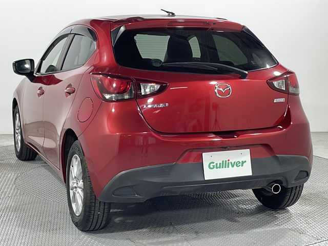 マツダ デミオ XD 広島県 2015(平27)年 4.3万km ソウルレッドプレミアムメタリック 純正ナビ　/バックカメラ　/フルセグTV　/クルーズコントロール　/オートライト　/衝突軽減ブレーキ　/スマートキー　/LEDヘッドランプ　/純正フロアマット　/Bluetooth　/ETC　/スマートキー　/横滑り防止/純正１５インチアルミホイール(185/65/R15)/エアバック（運転席/助手席/サイド/カーテン）