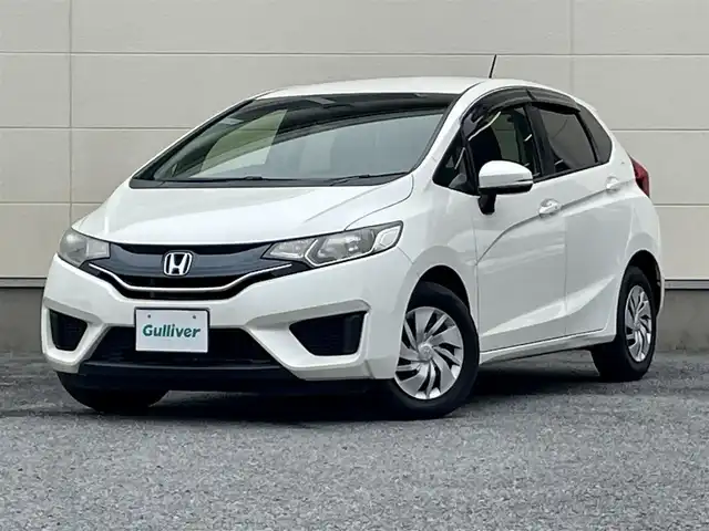 ホンダ フィット 13G Lパッケージ 茨城県 2015(平27)年 4.6万km プレミアムホワイトパール 純正ナビ（VXM-155C）/バックカメラ/社外前ドラレコ（SN-TW9880）/スペアキー/レベライザー/アイドリングストップ/純正マット/社外ETC