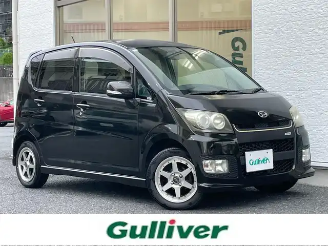 ダイハツ ムーヴ カスタム X LTD 神奈川県 2007(平19)年 5.7万km アストラルブラッククリスタルマイカ 社外ポータブルナビ／ワンセグTV/社外CD／MD/ビルトインETC/スマートキー/オーバーヘッドコンソール/純正フロアマット/オートライト/HIDヘッドライト/フォグランプ/ウィンカーミラー/ドアバイザー/社外１４インチAW/保証書/取扱説明書
