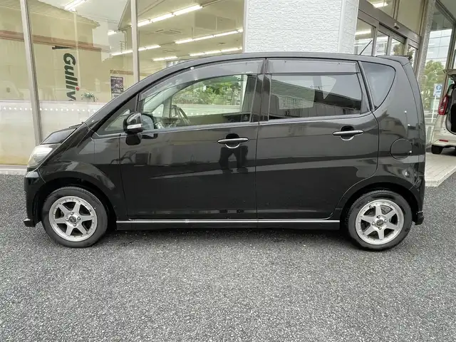 ダイハツ ムーヴ カスタム X LTD 神奈川県 2007(平19)年 5.7万km アストラルブラッククリスタルマイカ 社外ポータブルナビ／ワンセグTV/社外CD／MD/ビルトインETC/スマートキー/オーバーヘッドコンソール/純正フロアマット/オートライト/HIDヘッドライト/フォグランプ/ウィンカーミラー/ドアバイザー/社外１４インチAW/保証書/取扱説明書