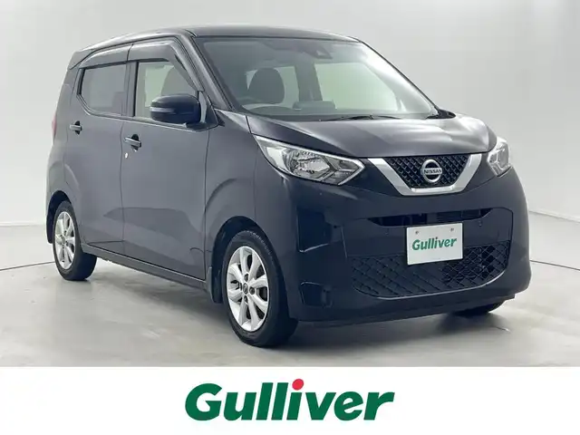 日産 デイズ X 福井県 2020(令2)年 5.4万km ブラック 純正9型ナビ/（CD/DVD/Bluetooth/フルセグ）/純正前方ドラレコ/アラウンドビューモニター/エマージェンシーブレーキ/車線逸脱警報/オートライト/アイドリングストップ/前後ソナー/プッシュスタート/スマートキー