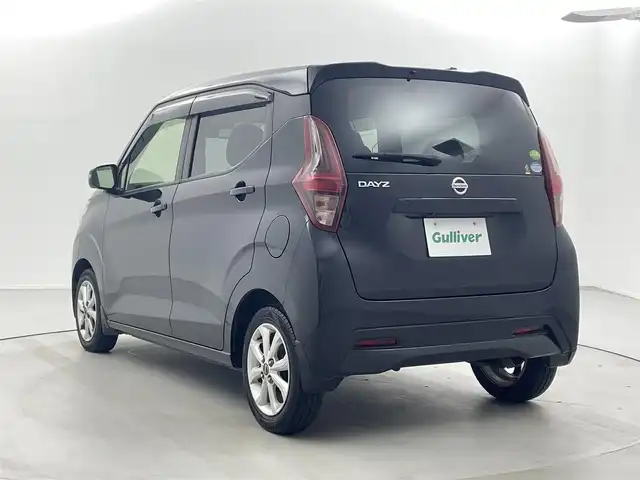 日産 デイズ X 福井県 2020(令2)年 5.4万km ブラック 純正9型ナビ/（CD/DVD/Bluetooth/フルセグ）/純正前方ドラレコ/アラウンドビューモニター/エマージェンシーブレーキ/車線逸脱警報/オートライト/アイドリングストップ/前後ソナー/プッシュスタート/スマートキー