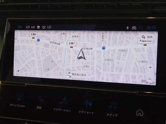プジョー プジョー ３０８ GT ブルーHDi 岐阜県 2023(令5)年 1.7万km 白 ACC/レーンキープアシスト/パーキングセンサー/バックカメラ/フロントカメラ/360度カメラ/純正ディスプレイオーディオ（ナビ機能付き）/電動リアゲート/D席パワーシート/シートヒーター/ステアリングヒーター/ハーフレザーシート