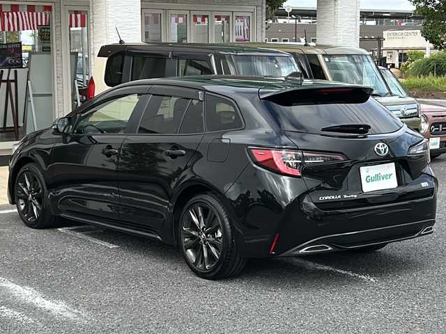 トヨタ カローラツーリング ハイブリッド ダブルバイビー 千葉県 2022(令4)年 0.1万km ブラックマイカ １オーナー　９インチナビ　バックカメラ　地デジ　２．０ＥＴＣ　セーフティセンス　シートヒーター　ステアリングヒーター　ドラレコ　ＬＥＤライト　オートライト　１７インチＡＷ　ＢＳＭ スマートキー