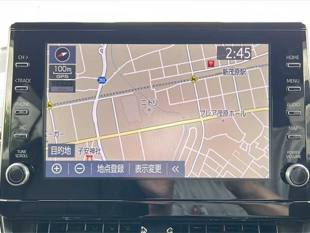 トヨタ カローラツーリング ハイブリッド ダブルバイビー 千葉県 2022(令4)年 0.1万km ブラックマイカ １オーナー　９インチナビ　バックカメラ　地デジ　２．０ＥＴＣ　セーフティセンス　シートヒーター　ステアリングヒーター　ドラレコ　ＬＥＤライト　オートライト　１７インチＡＷ　ＢＳＭ スマートキー