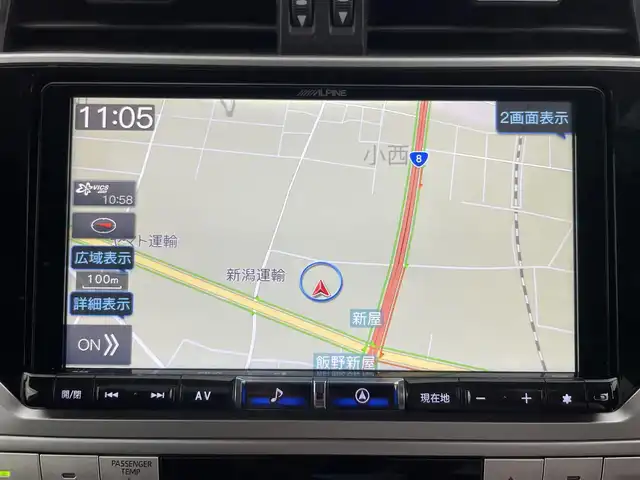 トヨタ ランドクルーザー プラド TX Lパッケージ 富山県 2023(令5)年 3.2万km ブラック サンルーフ/社外9型ナビ（AM/FM/BT/DVD/USB/HDMI）/フルセグTV/バックカメラ/ドライブレコーダー/ETC/レザーシート/前席パワーシート/前席シートヒーター/前席エアシート/衝突被害軽減システム/レーダークルーズコントロール/レーンキープアシスト/コーナーセンサー/横滑り防止装置/オートLEDライト/純正フロアマット/マーテルギア製アルミホイール/革巻きステアリング/ステアリングスイッチ/リフトアップ有