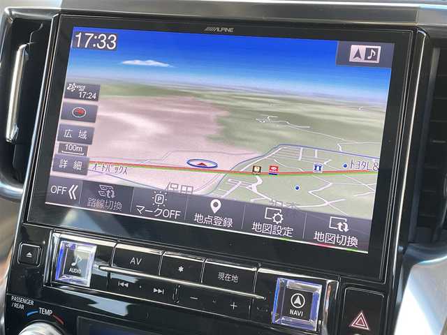 トヨタ アルファード S Cパッケージ 愛媛県 2018(平30)年 7.5万km ブラック 1オーナー/アルパイン BIGX　11インチナビ/アルパイン12.8 フリップダウンモニター /アルパイン前方ドラレコ  DVR-C02W/デジタルインナーミラー/3眼LEDライト/サンルーフ/モデリスタエアロ/ITSコネクト/バックカメラ/サイドカメラ/純正カーテン/シートヒーター/エアシート/パワーシート/メモリーシート/ビルトインETC/寒冷地仕様