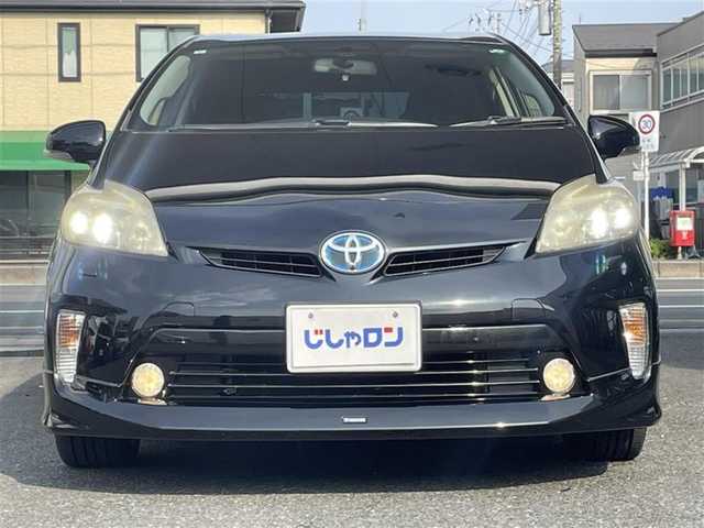トヨタ プリウス Sツーリングセレクション 埼玉県 2013(平25)年 8.1万km ブラック (株)IDOMが運営する【じしゃロン鳩ヶ谷店】の自社ローン専用車両になりますこちらは現金またはオートローンご利用時の価格です。自社ローンご希望の方は別途その旨お申付け下さい/登録時81056km/純正メモリナビ（NSCP-W62）/AM/FM/CD/SD/BT/ワンセグTV/バックカメラ/プッシュスタート/スマートキーx2/ステアリングスイッチ/ビルトインETC/モデリスタエアロ/純正17インチAW/オートエアコン/HIDオートライト/フォグランプ/ヘッドライトクリーナースイッチ/車両接近通報一時停止スイッチ/電動格納機能ミラー/オールオートパワーウィンドウ/ドアバイザー/純正フロアマット/ISOFIX