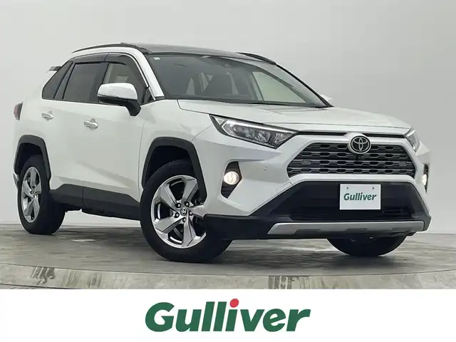 トヨタ ＲＡＶ４ G 宮城県 2020(令2)年 3.8万km ホワイトパールクリスタルシャイン パノラマルーフ　/純正ＤＡナビ　/フルセグTV/パノラミックビューモニター　/パワーバックドア　/ＢＳＭ　/ＲＣＴＡ　/シートヒーター/ステアリングヒーター/メモリ機能付パワーシート　/追従クルーズ　/クリアランスソナー　/セーフティセンス　/ルーフレール　/ＴＶキャンセラー　/ビルトインETC/前後ドライブレコーダー/スマートフォン連携/禁煙車