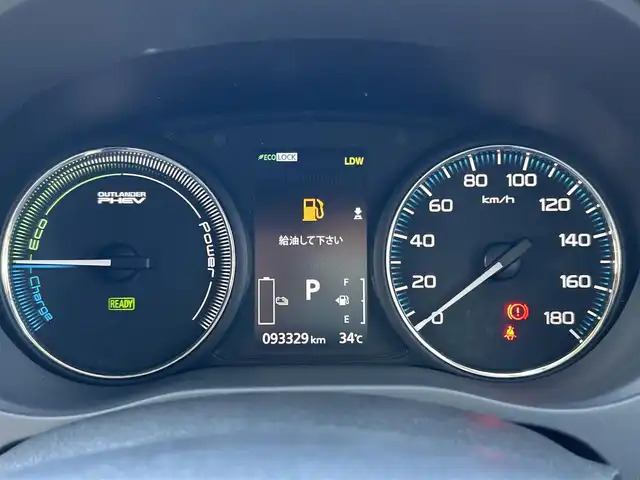 三菱 アウトランダー ＰＨＥＶ G プレミアムパッケージ 山形県 2016(平28)年 9.4万km アメジストブラック 4WD/純正SDナビ/フルセグTV/FM/AM/クルーズコントロール/全周囲カメラ/社外サス（純正有り）/ステアリングヒーター/黒革シート&シートヒーター/パワーバックドア/パドルソフト/衝突軽減ブレーキ/ドライブレコーダー/パドルシフト/バックカメラ/ETC/純正アルミ付き冬タイヤ積載/充電ケーブル