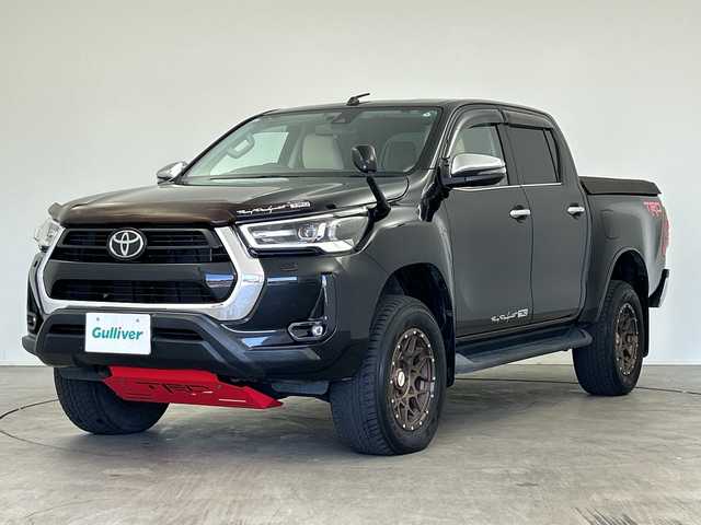 トヨタ ハイラックス Z 三重県 2021(令3)年 5.8万km アティチュードブラックマイカ /禁煙車 //TRD //RAYSホイール //純正ナビ //バックカメラ　//前後コーナーセンサー// トヨタセーフティーセンス //レーダークルーズコントロール //レーンキープアシスト //ETC //プッシュスタート //スマートキー