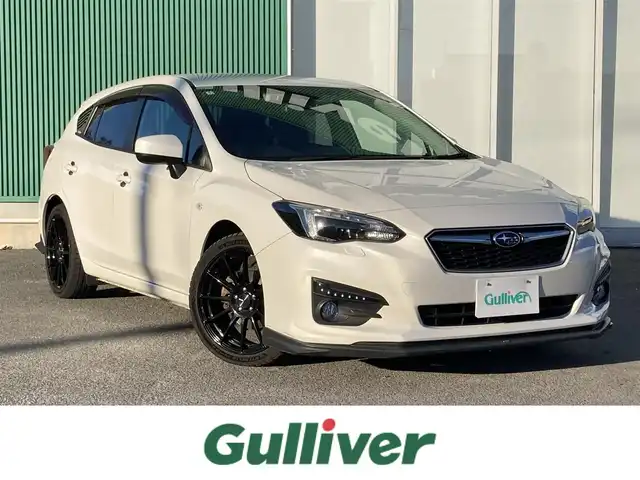 スバル インプレッサ スポーツ 1．6i－Lアイサイト 福岡県 2018(平30)年 7.7万km クリスタルホワイトP 純正8型ナビ/フルセグTV/バックカメラ/純正ドライブレコーダー/全車速追従機能付クルーズコントロール/アイサイトコアテクノロジー/・衝突被害軽減ブレーキ/・後退時自動ブレーキ/・車線逸脱防止支援/・前後誤発進抑制/純正OPステアリング連動LEDヘッドランプ/純正OP革巻きステアリング/パドルシフト/STIエアロ(F/R)/社外18インチアルミホイール/スマートキー/プッシュエンジンスタート/禁煙車