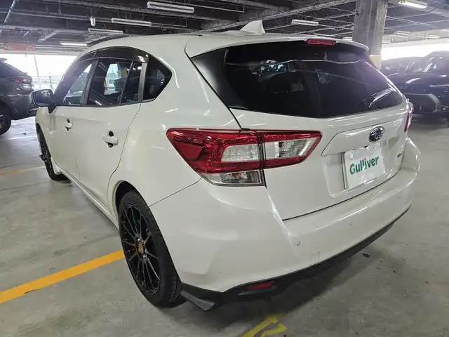 スバル インプレッサ スポーツ 1．6i－Lアイサイト 福岡県 2018(平30)年 7.7万km クリスタルホワイトP 純正8型ナビ/フルセグTV/バックカメラ/純正ドライブレコーダー/全車速追従機能付クルーズコントロール/アイサイトコアテクノロジー/・衝突被害軽減ブレーキ/・後退時自動ブレーキ/・車線逸脱防止支援/・前後誤発進抑制/純正OPステアリング連動LEDヘッドランプ/純正OP革巻きステアリング/パドルシフト/STIエアロ(F/R)/社外18インチアルミホイール/スマートキー/プッシュエンジンスタート/禁煙車