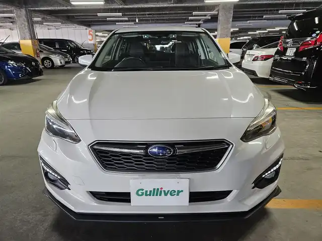 スバル インプレッサ スポーツ 1．6i－Lアイサイト 福岡県 2018(平30)年 7.7万km クリスタルホワイトP 純正8型ナビ/フルセグTV/バックカメラ/純正ドライブレコーダー/全車速追従機能付クルーズコントロール/アイサイトコアテクノロジー/・衝突被害軽減ブレーキ/・後退時自動ブレーキ/・車線逸脱防止支援/・前後誤発進抑制/純正OPステアリング連動LEDヘッドランプ/純正OP革巻きステアリング/パドルシフト/STIエアロ(F/R)/社外18インチアルミホイール/スマートキー/プッシュエンジンスタート/禁煙車