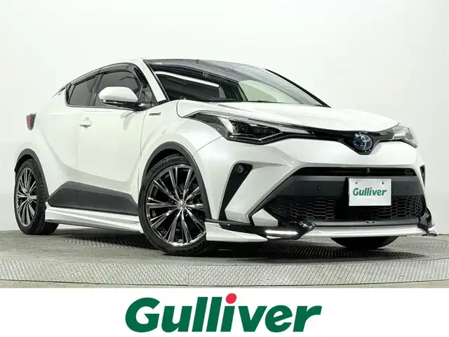 トヨタ Ｃ－ＨＲ G 大阪府 2019(令1)年 4.1万km ホワイトパールクリスタルシャイン TRDエアロ weds19incAW 純正8incDAナビ 360カメラ ハーフレザー シートヒーター レーダークルコン 衝突軽減ブレーキ レーンアシスト ブラインドSM スマートキープッシュスタート ETC
