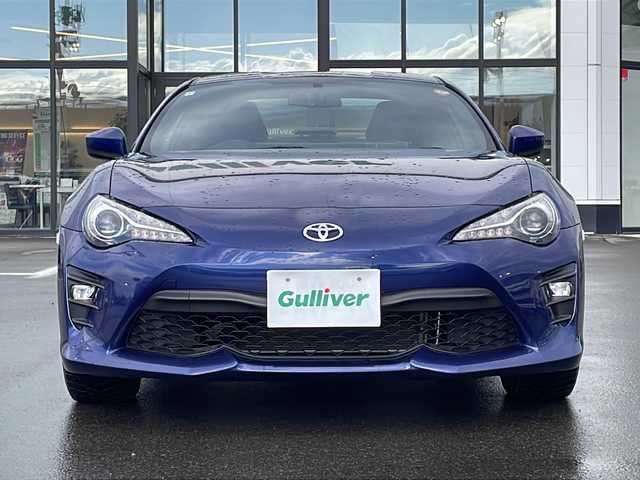 トヨタ ８６ GT 青森県 2017(平29)年 8.1万km 青Ｍ ・プッシュスタート/・スマートキー/・BBSアルミ/・パドルシフト/・LEDヘッドライト/・クルーズコントロール/・純正AW積込/・保証書あり