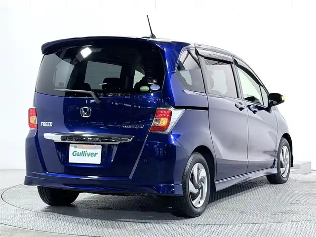 ホンダ フリード ハイブリット プレミアムエディション 大阪府 2016(平28)年 7.2万km コバルトブルーパール 純正ナビTV バックカメラ 両側パワースライドドア ハーフレザーシート クルーズコントロール スマートキー クリアランスソナー オートライト HIDヘッドライト ETC