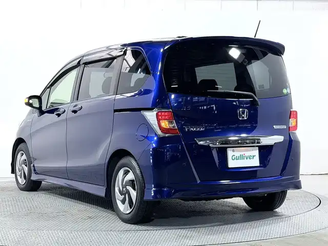 ホンダ フリード ハイブリット プレミアムエディション 大阪府 2016(平28)年 7.2万km コバルトブルーパール 純正ナビTV バックカメラ 両側パワースライドドア ハーフレザーシート クルーズコントロール スマートキー クリアランスソナー オートライト HIDヘッドライト ETC