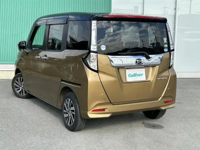 ダイハツ トール 福岡県 2017(平29)年 3.8万km ゴールド プッシュスタート/両側パワースライドドア/パワーステアリング/アイドリングストップ/クルーズコントロール/純正アルミホイール/フロント純正エアロパーツ