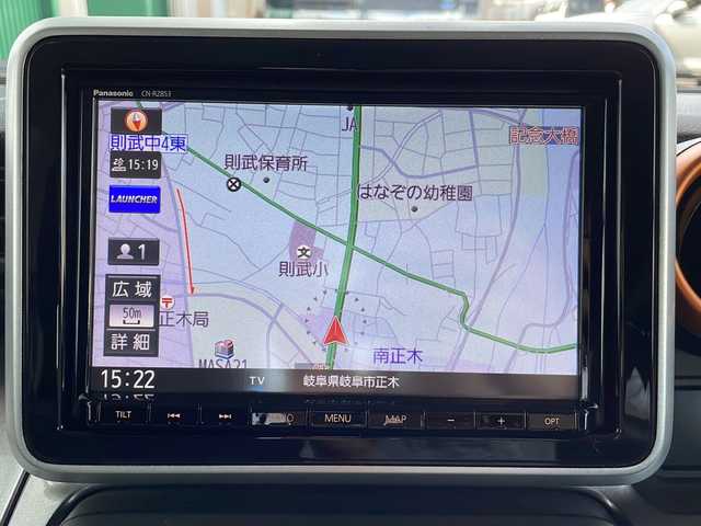 スズキ スペーシア ギア HYBRID XZ 岐阜県 2020(令2)年 3.8万km ツールグリーンパールメタリック/ガンメタリック2トーンルーフ 純正SDナビ(CN-RZ833)/【フルセグTV/CD/DVD/SD/Bluetooth】/両側パワースライドドア/衝突被害軽減ブレーキ/レーンキープアシスト/車両接近通報装置/コーナーセンサー/前席シートヒーター/オートLEDライト/オートマチックハイビーム/ETC/横滑り防止装置/盗難防止装置/アイドリングストップ/プッシュスタート/スマートキー/純正フロアマット/ベンチシート