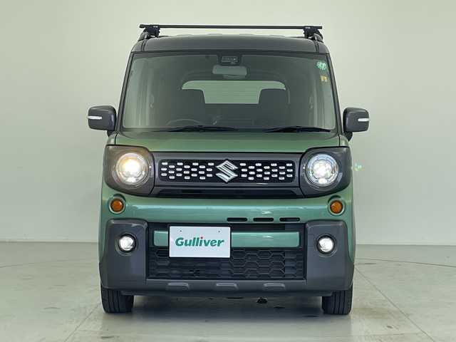 スズキ スペーシア ギア HYBRID XZ 愛知県 2020(令2)年 3.8万km ツールグリーンパールメタリック/ガンメタリック2トーンルーフ 純正SDナビ(CN-RZ833)/【フルセグTV/CD/DVD/SD/Bluetooth】/両側パワースライドドア/衝突被害軽減ブレーキ/レーンキープアシスト/車両接近通報装置/コーナーセンサー/前席シートヒーター/オートLEDライト/オートマチックハイビーム/ETC/横滑り防止装置/盗難防止装置/アイドリングストップ/プッシュスタート/スマートキー/純正フロアマット/ベンチシート/ルーフレール/ルーフキャリア