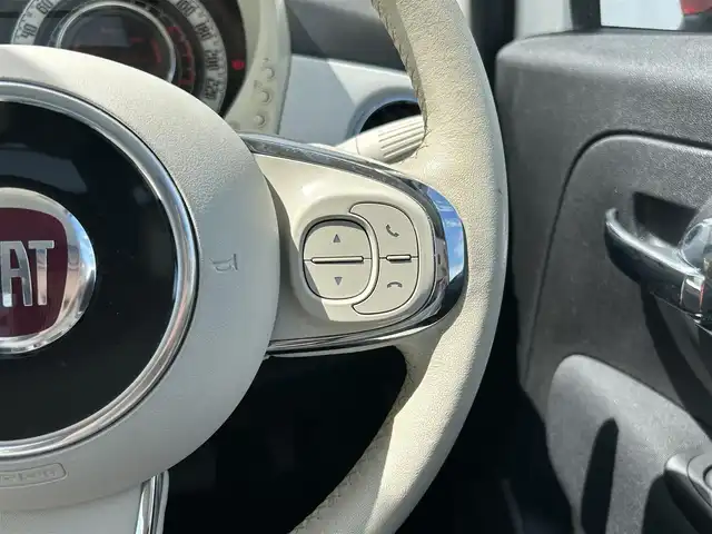 フィアット ５００ スーパーポップ チャオ 青森県 2018(平30)年 6.5万km 白 ７インチタッチパネルモニター付Ｕｃｏｎｎｅｃｔ/ハーフレザー/純正１４インチＡＷ/３６０℃ドラレコ/ＡＵＸ/ＵＳＢ/ステアリングシティスイッチ/純正フロアマット/ハロゲンライト/リモコンキー/ＥＴＣ
