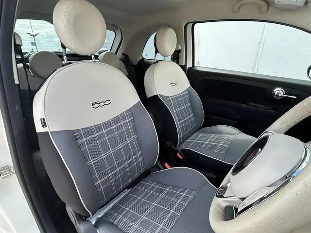 フィアット ５００ スーパーポップ チャオ 青森県 2018(平30)年 6.5万km 白 ７インチタッチパネルモニター付Ｕｃｏｎｎｅｃｔ/ハーフレザー/純正１４インチＡＷ/３６０℃ドラレコ/ＡＵＸ/ＵＳＢ/ステアリングシティスイッチ/純正フロアマット/ハロゲンライト/リモコンキー/ＥＴＣ