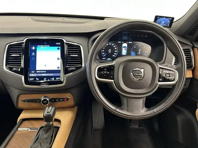 ボルボ ＸＣ９０ D5 AWD インスクリプション 岡山県 2019(令1)年 6.8万km グレー 純ナビ/Bluetooth/Applecarplay/Androidauto/ハーマンカードン/前席PWシート/シートヒータ/シートクーラ/ACC/オートブレーキホールド/ステアリングヒータ/社外レーダ/HUD/ドラレコ/後席シートヒータ/ブラウンレザー/PWテールゲート