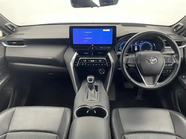 トヨタ ハリアー ハイブリッド Z 愛知県 2023(令5)年 4.3万km プラチナホワイトパールマイカ 純１２．３型ＤＡナビ　フルセグＴＶ　Ｂｌｕｅｔｏｏｔｈ　バックカメラ　ＪＢＬサウンド　デジタルインナーミラー　ＨＵＤ　ＥＴＣ２．０　ドラレコ　黒ハーフレザー　ＢＳＭ　レーダークルコン　衝突軽減　禁煙車