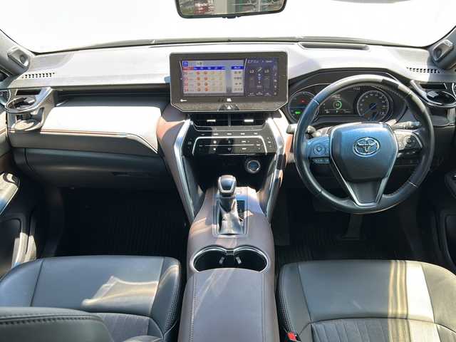 トヨタ ハリアー ハイブリッド Z 栃木県 2020(令2)年 7.8万km ホワイトパールクリスタルシャイン 純正12.3型ナビ/　(AppleCarPlay/AndroidAuto対応)/フルセグTV/ハンズフリーパワーバックドア/パノラミックビューモニター/ビルトインETC2.0/レーダークルーズコントロール/クリアランスソナー/セーフティセンス/・プリクラッシュセーフティ/・レーントレーシングアシスト/・アダプティブハイビームシステム/・ロードサインアシスト/ブラインドスポットモニター/パーキングサポートブレーキ/デジタルインナーミラー/LEDヘッドランプ/本革巻きステアリング/合皮/ファブリックコンビシート/運転席パワーシート/JBLプレミアムサウンドシステム/純正19インチアルミホイール/スマートエントリー/スタートシステム