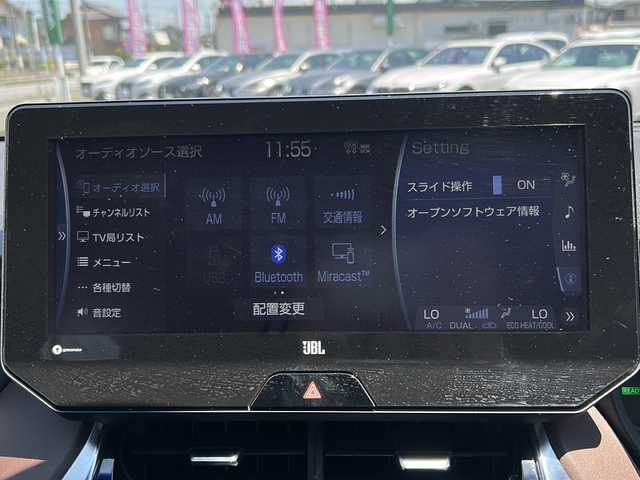 トヨタ ハリアー ハイブリッド Z 栃木県 2020(令2)年 7.8万km ホワイトパールクリスタルシャイン 純正12.3型ナビ/　(AppleCarPlay/AndroidAuto対応)/フルセグTV/ハンズフリーパワーバックドア/パノラミックビューモニター/ビルトインETC2.0/レーダークルーズコントロール/クリアランスソナー/セーフティセンス/・プリクラッシュセーフティ/・レーントレーシングアシスト/・アダプティブハイビームシステム/・ロードサインアシスト/ブラインドスポットモニター/パーキングサポートブレーキ/デジタルインナーミラー/LEDヘッドランプ/本革巻きステアリング/合皮/ファブリックコンビシート/運転席パワーシート/JBLプレミアムサウンドシステム/純正19インチアルミホイール/スマートエントリー/スタートシステム