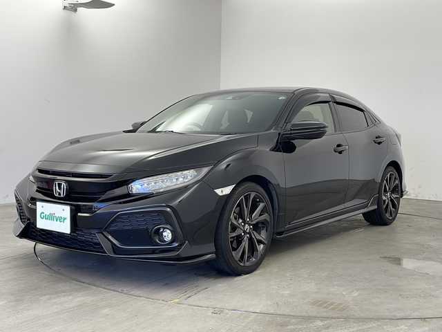 ホンダ シビック ハッチバック 兵庫県 2018(平30)年 5万km クリスタルブラックパール ・Honda SENSING/・衝突軽減ブレーキ〈CMBS〉/・渋滞追従機能付ACC〈アダプティブ・クルーズ・コントロール〉/・LKAS〈車線維持支援システム〉/・路外逸脱抑制機能/・オートハイビーム/・標識認識機能/・アジャイルハンドリングアシスト/・VSA/・EBD（電子制御制動力配分システム）付ABS/・デュアルピニオンアシストEPS/・LEDヘッドライト/・ナビ装着用スペシャルパッケージ/・ETC車載器/・純正ナビ/CD/DVD/TV/BT/・バックカメラ/・純正18インチアルミホイール/・前席シートヒーター/・パドルシフト/・アイドリングストップ
