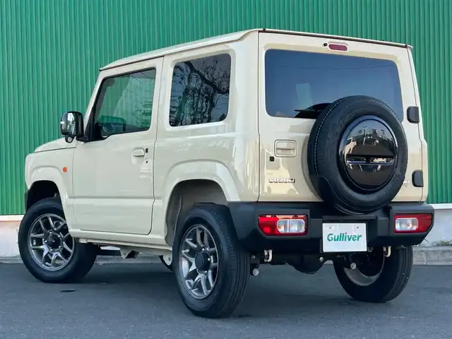スズキ ジムニー XC 宮城県 2024(令6)年 0.7万km シフォンアイボリーM セーフティサポート/・デュアルセンサーブレーキサポート/・誤発進抑制機能/・車線逸脱警報機能/・ふらつき警報機能/・先行車発進お知らせ機能/・標識認識機能/・ハイブームアシスト/社外ディスプレイオーディオ/　(アップルカープレイ・アンドロイドオート)/ETC/クルーズコントロール/前席シートヒーター/LEDヘッドライト/スマートキー×２/純正16インチアルミホイール/新車時保証書/取扱説明書