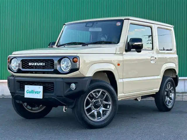 スズキ ジムニー XC 宮城県 2024(令6)年 0.7万km シフォンアイボリーM セーフティサポート/・デュアルセンサーブレーキサポート/・誤発進抑制機能/・車線逸脱警報機能/・ふらつき警報機能/・先行車発進お知らせ機能/・標識認識機能/・ハイブームアシスト/社外ディスプレイオーディオ/　(アップルカープレイ・アンドロイドオート)/ETC/クルーズコントロール/前席シートヒーター/LEDヘッドライト/スマートキー×２/純正16インチアルミホイール/新車時保証書/取扱説明書