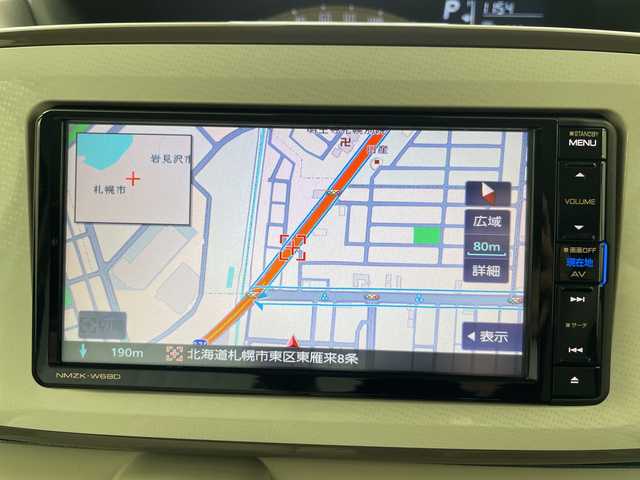 ダイハツ ムーヴ キャンバス X メイクアップ リミテッド SAⅢ 道東・釧路十勝 2018(平30)年 5.2万km パールホワイトⅢ/ナチュラルベージュマイカメタリック 2トーン ・4WD /スマートアシスト/・純正ナビ/・BT/DVD/CD/SD/フルセグ/・パノラマモニター/・両側パワースライドドア/・オートライト/・オートマチックハイビーム/・革調シートカバー/・スマートキー/・プッシュスタート/・アイドリングストップ