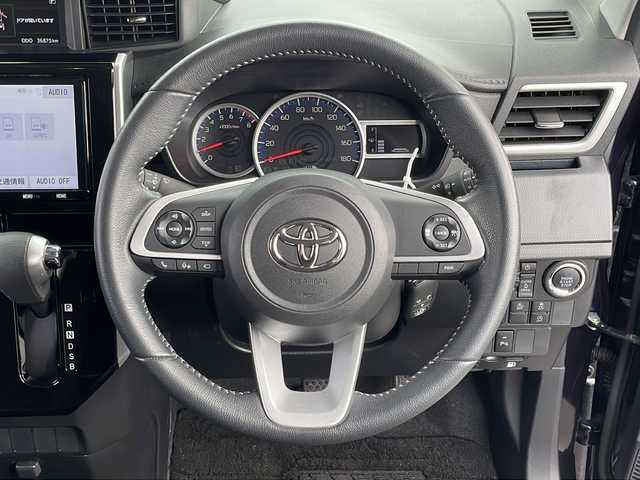 トヨタ ルーミー カスタムG 岩手県 2021(令3)年 3.7万km クールバイオレットクリスタルシャイン 純正９型ナビ　全周囲カメラ　ＤＶＤ再生　フルセグ　Ｂｌｕｅｔｏｏｔｈ　両側パワースライドドア　レーダークルコン　衝突被害軽減　ＬＥＤオートライト　ビルトインＥＴＣ２．０　スペアタイヤ　コーナーセンサー