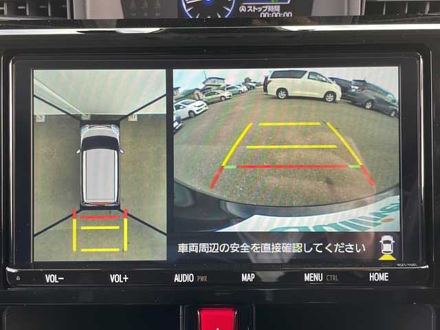 トヨタ ルーミー カスタムG 岩手県 2021(令3)年 3.7万km クールバイオレットクリスタルシャイン 純正９型ナビ　全周囲カメラ　ＤＶＤ再生　フルセグ　Ｂｌｕｅｔｏｏｔｈ　両側パワースライドドア　レーダークルコン　衝突被害軽減　ＬＥＤオートライト　ビルトインＥＴＣ２．０　スペアタイヤ　コーナーセンサー
