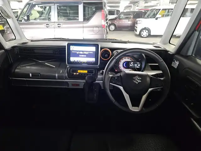スズキ スペーシア ギア HYBRID XZ 福岡県 2019(令1)年 3.8万km フェニックスレッドパール/ガンメタリック2トーンルーフ 〇ワンオーナー/〇パナソニックナビ/〇フルセグTV/〇両側パワースライドドア/〇バックカメラ/〇ビルトインETC/〇セーフティサポート/〇デュアルセンサーブレーキS/〇LEDヘッドランプ/〇LEDフロントフォグランプ/〇オートエアコン/〇革巻きステアリングホイール/〇ステアリングスイッチ/〇ファブリックシート/〇シートヒーター/〇社外14インチアルミホイール/〇キーレスプッシュスタートシステム/〇禁煙車