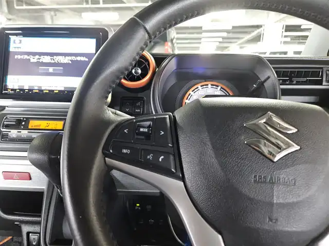 スズキ スペーシア ギア HYBRID XZ 福岡県 2019(令1)年 3.8万km フェニックスレッドパール/ガンメタリック2トーンルーフ 〇ワンオーナー/〇パナソニックナビ/〇フルセグTV/〇両側パワースライドドア/〇バックカメラ/〇ビルトインETC/〇セーフティサポート/〇デュアルセンサーブレーキS/〇LEDヘッドランプ/〇LEDフロントフォグランプ/〇オートエアコン/〇革巻きステアリングホイール/〇ステアリングスイッチ/〇ファブリックシート/〇シートヒーター/〇社外14インチアルミホイール/〇キーレスプッシュスタートシステム/〇禁煙車