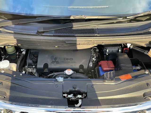 三菱 デリカＤ：５ シャモニー 岩手県 2016(平28)年 5万km ダイヤモンドブラックマイカ ALPINE9型ナビ フリップダウン ガナドールマフラー ダブルゾーン再生 両側電動スライド フルセグ バックC 革調シートカバー ビルドインETC クルコン パドルシフト シートヒーター GPSレーダー一体型ルームミラー