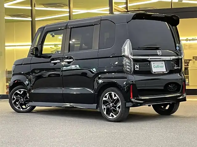 ホンダ Ｎ ＢＯＸ カスタム G L ターボ ホンダセンシング 東京都 2018(平30)年 5.3万km クリスタルブラックパール 社外ナビ(NR-MZ077)/【DISC/MSV/SD/FM/AM/TV/BT/ipod/USB】/バックカメラ/ビルトインETC/ドライブレコーダー/アダプティブクルーズコントロール/両側電動スライドドア/ハーフレザーシート/LEDヘッドライト/フォグランプ/USBポート/後席サンシェード/バックソナー/衝突軽減ブレーキ/LKAS/純正15インチAW/純正フロアマット/スマートキー/プッシュスタート