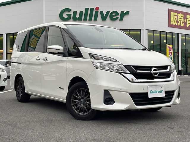 日産 セレナ X Vセレクション 長野県 2018(平30)年 4.3万km ブリリアントホワイトパール 禁煙車/プロパイロット/純正7インチナビ/【MJ117D-W】/(CD/フルセグTV/Bluetooth/SD)/社外15インチアルミホイール/インテリジェントアラウンドビューモニター/両側パワースライドドア/インテリジェントルームミラー/ドライブレコーダー/ステアリングスイッチ/アイドリングストップ/ビルトインETC/オートライト/スマートキー/Pスタート/電動格納ミラー/衝突軽減ブレーキ/コーナーセンサー/横滑り防止