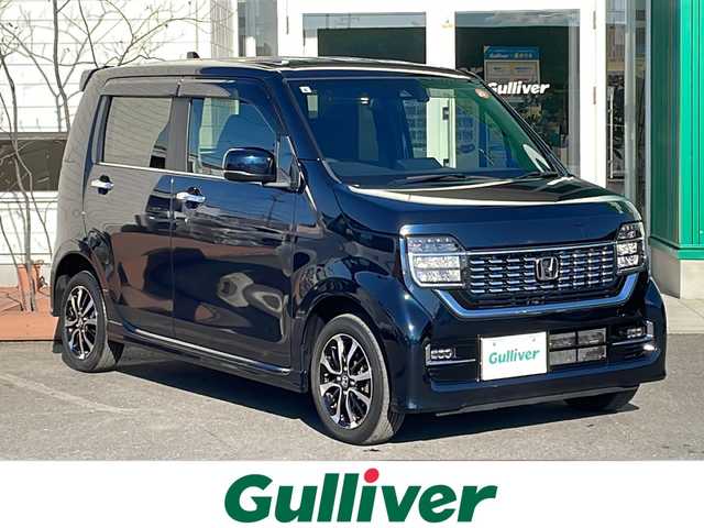 ホンダ Ｎ ＷＧＮ カスタム L ホンダセンシング 青森県 2019(令1)年 6.9万km ミッドナイトブルービームM 4WD/純正8インチナビ・フルセグTV/CD・DVD・Bluetooth・USB/バックカメラ/前席シートヒーター/純正前方ドライブレコーダー/純正エンジンスターター/ホンダセンシング/衝突軽減ブレーキ/追従クルーズコントロール/車線維持支援システム/オートハイビーム/リアパーキングセンサー/ビルトインETC/LEDヘッドライト/オートライト/LEDフォグランプ/純正14インチアルミ/純正OPフロアマット/プッシュスタート/スマートキー/スペアキー/R2.R3.R4.R5.R6.R7年記録簿有/保証書・取説書