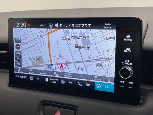 ホンダ ヴェゼル ハイブリッド e:HEV Z 愛媛県 2025(令7)年 0.1千km プラチナホワイトパール e:HEV Z　4VC4AG3　Honda CONNECTディスプレー+ETC2.0車載器+ワイヤレス充電器(231/000)/純正9型ナビ/フルセグTV/Bluetooth//AppleCarPlay/AndoroidAuto/アダプティブクルーズコントロール/シートヒーター/ステアリングヒーター/ステアリングスイッチ/置くだけ充電/パドルシフト