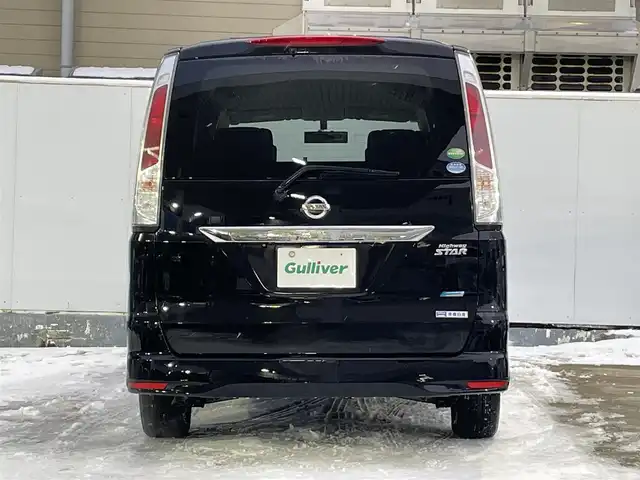 日産 セレナ ハイウェイスター Vセレクション 青森県 2012(平24)年 3.6万km スーパーブラック ワンオーナー/4WD/純正メモリナビ/【AM/FM/CD/DVD/SD/BT/AUX】/フルセグテレビ/バックカメラ/クルーズコントロール/両側パワースライドドア/アイドリングストップ/純正フロアマット/純正AW夏タイヤ積込/ETC/取扱説明書/保証書