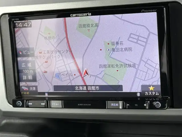 ダイハツ ウェイク G SA 道南・函館 2015(平27)年 10万km プラムブラウンクリスタルマイカ /スマートアシスト//寒冷地仕様//ターボ車//両側パワースライドドア//社外メモリーナビ（carrozzeria AVIC-RZ09)/ (フルセグTV/DVD/CD/BT/SD/iPod/Fm/AM)//後席フリップダウンモニター（carrozzeria)//バックカメラ//運転席シートヒーター//革巻きステアリング//アイドリングストップ//横滑り防止//LEDヘッドライト//フォグランプ//プッシュスタート//スマートキー//社外エンジンスターター//社外ドライブレコーダー（前後）//社外AW付14インチ冬タイヤ積込