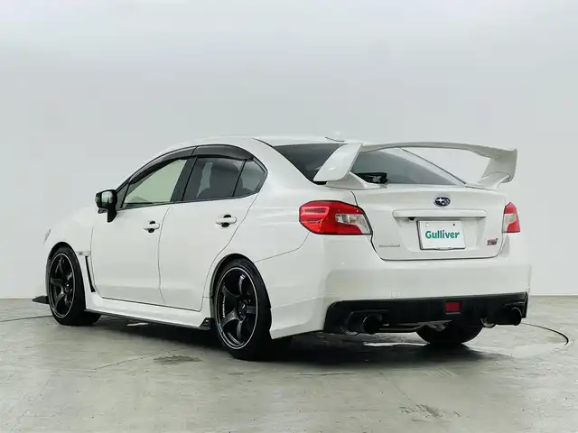 スバル ＷＲＸ ＳＴＩ STI タイプS 福島県 2015(平27)年 10.6万km クリスタルホワイトP ＳＴＩフルエアロ　/４ＷＤ　/バックカメラ　/ドラレコ　/メモリナビゲーション　/【AM/FM/DVD/CD/Bluetooth/フルセグ】/ハーフレザーシート　/プッシュスタート　/・スマートキー　/ＬＥＤライト　/・オートライト　/・フォグライト　/純正フロアマット　/ステアリングスイッチ/・革巻きステアリング/取扱説明書/・保証書